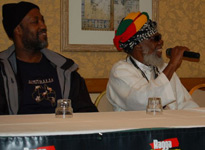 Tsungi and Ras Michael - Long beach press conference